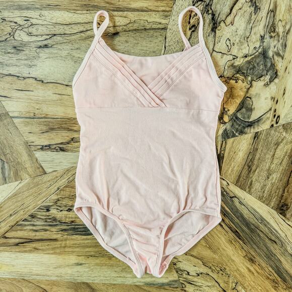Cat & Jack, Girls Size 7T/8T, Pink Cami Dance Leotard, Keyhole Back - Picture 1 of 4